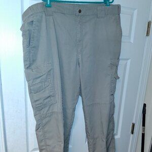 Tru-Spec Mens Cargo Pants Size 46 x 34 Khaki Outdoor Casual Wear With Pockets